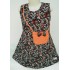 Vestido Malha Preto com Bolsa  +R$ 49,00